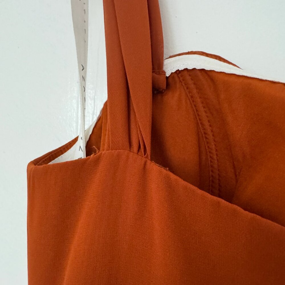 Azazie Marley Cinnamon A-Line Off the Shoulder Chiffon Convertible Dress - Picture 5 of 5